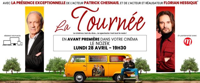 Patrick Chesnais et Florian Hessique présents au Nozek le lundi 28 avril à 19h30