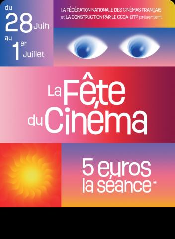 Du dimanche 28 juin au mercredi 1 juillet: Fête du cinéma , 5€